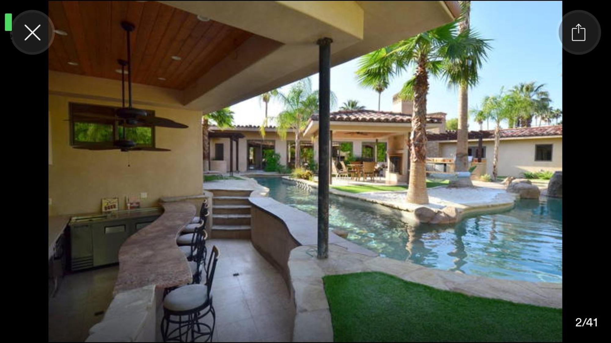 פאלם ספרינגס Warm Sands Villa-Moving River/Island מראה חיצוני תמונה